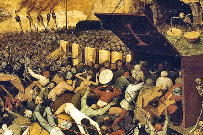 A little reminder about what "bad" really is. (Detail: The Triumph of Death (1562)  by Pieter Breugel the Elder)